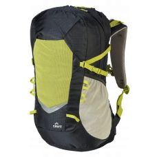 Спортивный рюкзак Crivit с дождевиком 30 л, эргономичная спинка, отдел для гидратора, черный/желтый