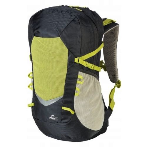 Спортивный рюкзак Crivit с дождевиком 30 л (черный/желтый)