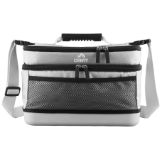 Термосумка Crivit 12 л, ланч-бокс с жестким дном, для пикника и кемпинга, серая IAN469507