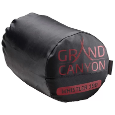 Спальник Grand Canyon Whistler 190, летний, комфорт +16°C, форма мумия, бордовый 210x80 см