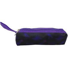 Пенал школьный Expertiz Zweikammer-etui 20x5.5x5 см полиэстер черный с фиолетовым (динозавры)