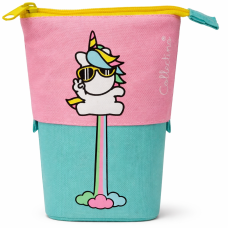 Пенал-органайзер Pop-up Pencil Case Stephen Joseph 17(10)x12x6 см полиэстер розовый с салатовым