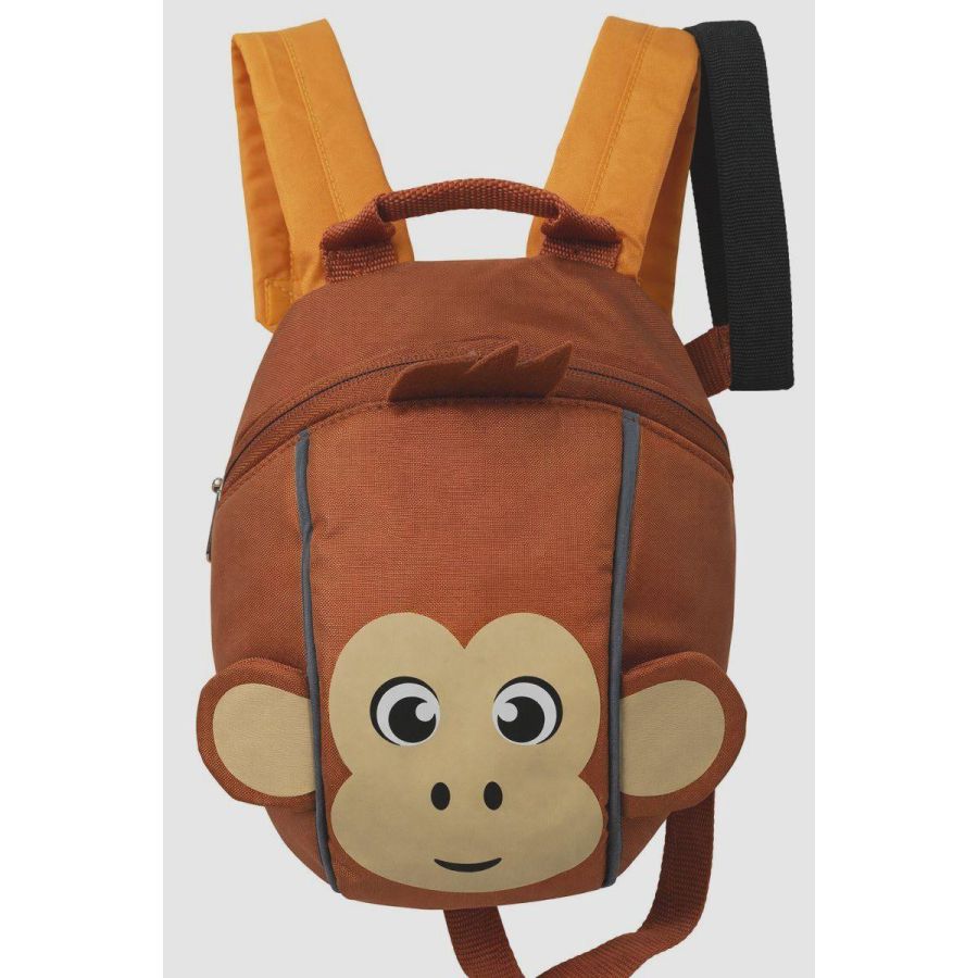 Рюкзак детский маленький Riciclo Kleinkinder Rucksack 20x17x10 см полиэстер коричневый (обезьянка)
