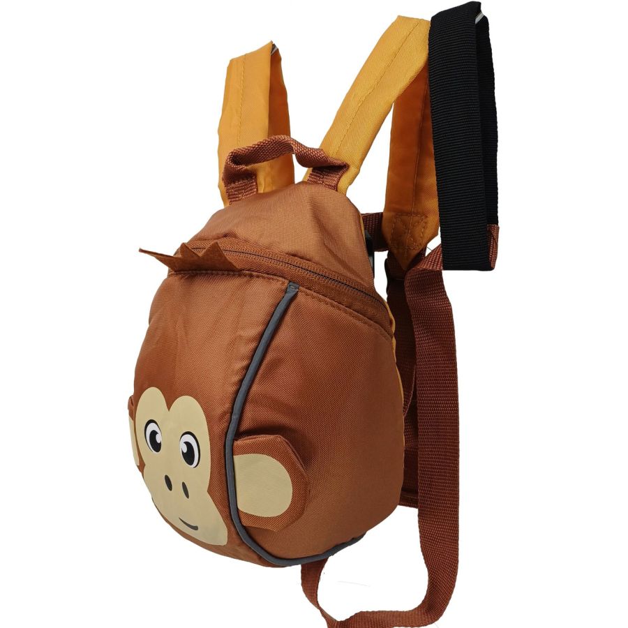 Рюкзак детский маленький Riciclo Kleinkinder Rucksack 20x17x10 см полиэстер коричневый (обезьянка)
