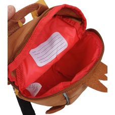 Рюкзак детский маленький Riciclo Kleinkinder Rucksack 20x17x10 см полиэстер коричневый (обезьянка)