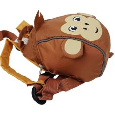 Рюкзак детский маленький Riciclo Kleinkinder Rucksack 20x17x10 см полиэстер коричневый (обезьянка)