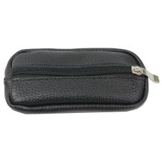 Ключница кожаная ALWAYS WILD 13x6x2 см натуральная кожа черная