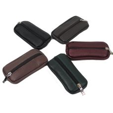 Ключница кожаная ALWAYS WILD 13x6x2 см натуральная кожа черная