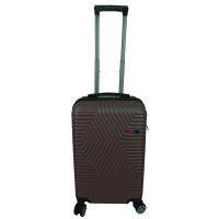 Чемодан пластиковый GD Polo 45 л 57x34x25 см ABS коричневый