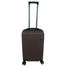 Чемодан пластиковый GD Polo 45 л 57x34x25 см ABS коричневый