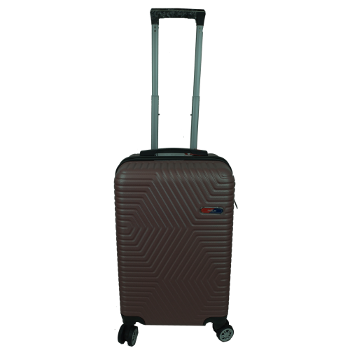 Чемодан пластиковый GD Polo 45 л 57x34x25 см ABS коричневый