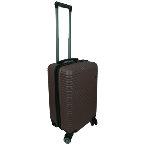 Чемодан пластиковый GD Polo 45 л 57x34x25 см ABS коричневый