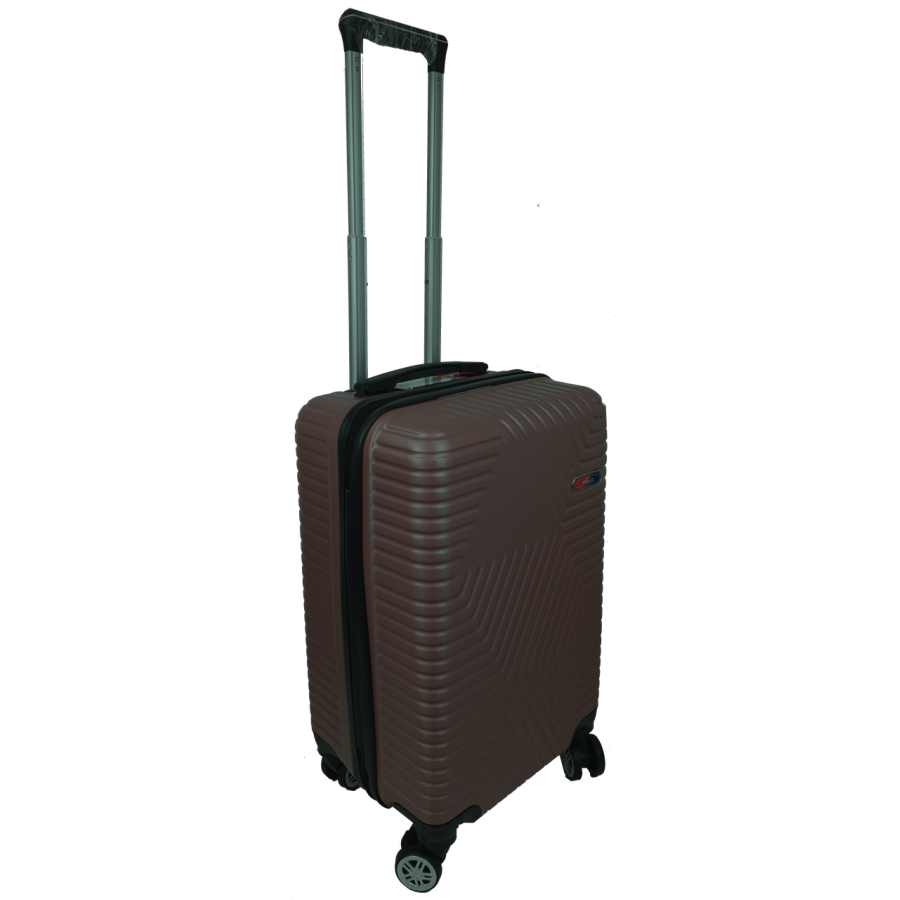 Чемодан пластиковый GD Polo 45 л 57x34x25 см ABS коричневый