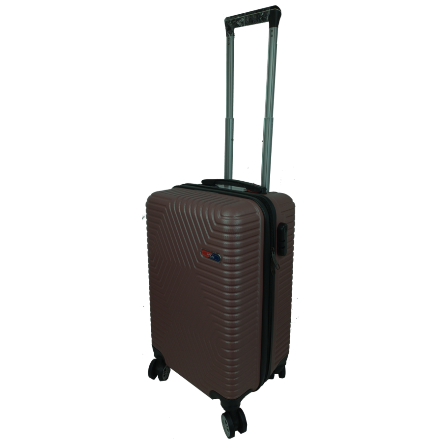 Чемодан пластиковый GD Polo 45 л 57x34x25 см ABS коричневый