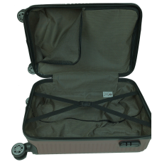 Чемодан пластиковый GD Polo 45 л 57x34x25 см ABS коричневый