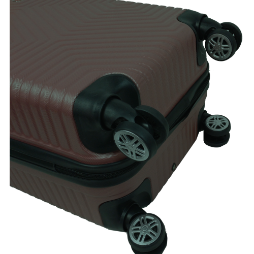 Чемодан пластиковый GD Polo 45 л 57x34x25 см ABS коричневый