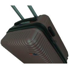 Чемодан пластиковый GD Polo 45 л 57x34x25 см ABS коричневый