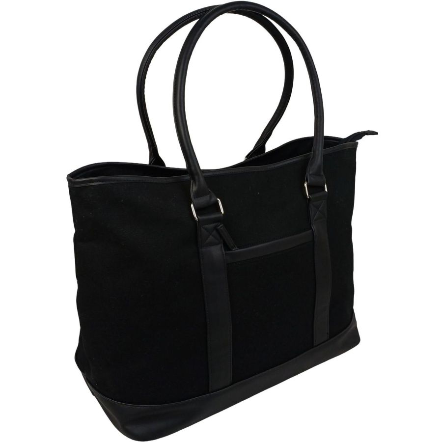 Сумка дорожная (саквояж) Live in Style Weekender 40 л 55x35x24 см коттон черная