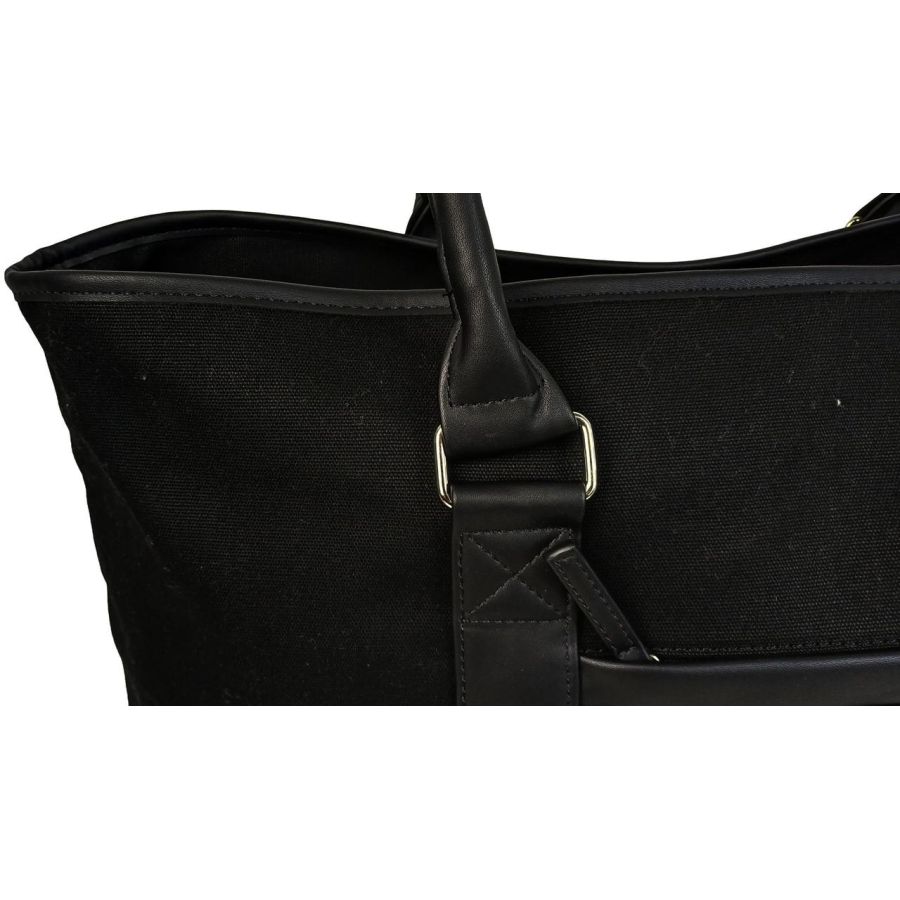 Сумка дорожная (саквояж) Live in Style Weekender 40 л 55x35x24 см коттон черная