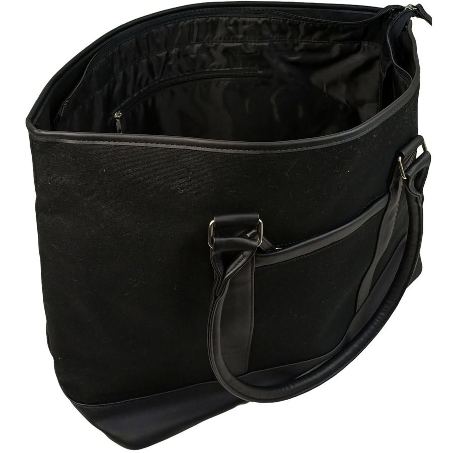 Сумка дорожная (саквояж) Live in Style Weekender 40 л 55x35x24 см коттон черная