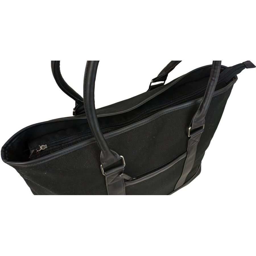 Сумка дорожная (саквояж) Live in Style Weekender 40 л 55x35x24 см коттон черная