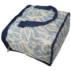 Термосумка (сумка-холодильник) Live in Style 12 л 26x30x15 см полиэстер бежево-голубая