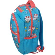 Рюкзак школьный Riciclo Schulrucksack 19 л 41x30x13 см полиэстер голубой (акулы)