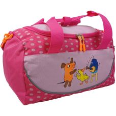 Сумка спортивная детская Hanson Die Maus Sporttasche 18 л 37x22x17 см полиэстер розовая