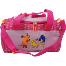 Сумка спортивная детская Hanson Die Maus Sporttasche 18 л 37x22x17 см полиэстер розовая