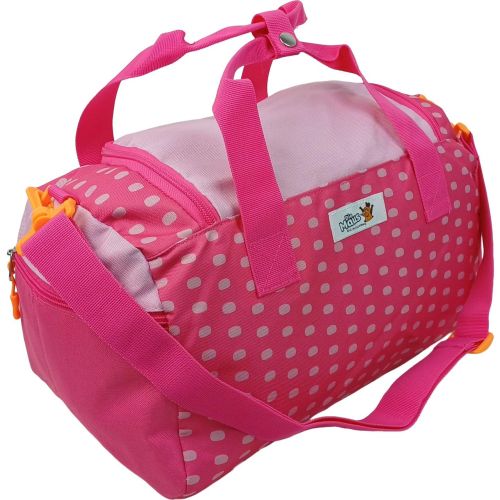 Сумка спортивная детская Hanson Die Maus Sporttasche 18 л 37x22x17 см полиэстер розовая
