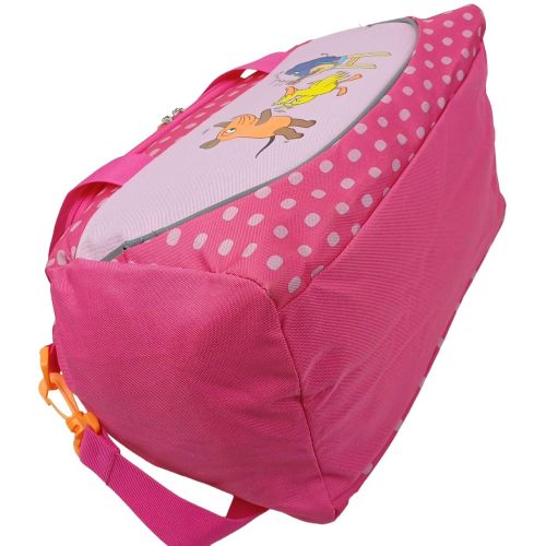 Сумка спортивная детская Hanson Die Maus Sporttasche 18 л 37x22x17 см полиэстер розовая