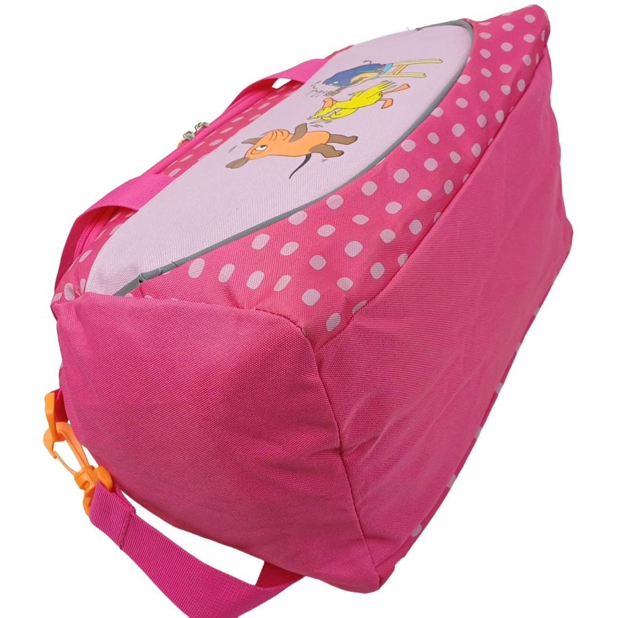 Сумка спортивная детская Hanson Die Maus Sporttasche 18 л 37x22x17 см полиэстер розовая