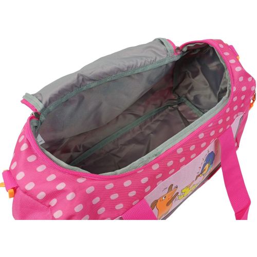 Сумка спортивная детская Hanson Die Maus Sporttasche 18 л 37x22x17 см полиэстер розовая
