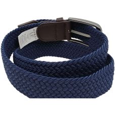 Ремень женский эластичный UP2 Fashion 92x3.5 см искусственная кожа темно-синий