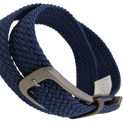 Ремень женский эластичный UP2 Fashion 92x3.5 см искусственная кожа темно-синий