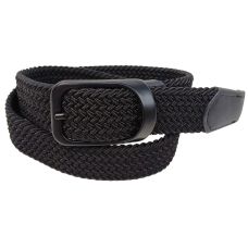 Ремень женский эластичный UP2 Fashion 91x3.5 см искусственная кожа черный