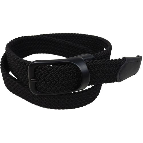 Ремень женский эластичный UP2 Fashion 91x3.5 см искусственная кожа черный