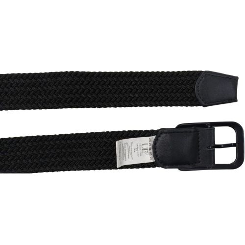 Ремень женский эластичный UP2 Fashion 91x3.5 см искусственная кожа черный