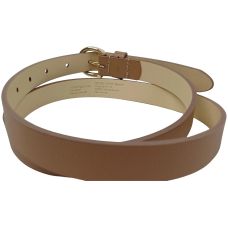 Ремень женский кожаный Bellantare 105x2 см натуральная кожа светло-коричневый