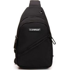 Сумка-слинг мужская Lanpad 82085 24x13x7 см нейлон черный