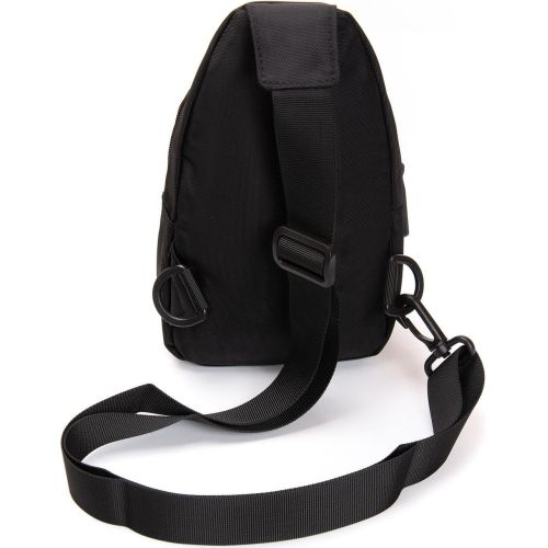 Сумка-слинг мужская Lanpad 82085 24x13x7 см нейлон черный