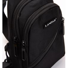 Сумка-слинг мужская Lanpad 82085 24x13x7 см нейлон черный