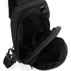 Сумка-слинг мужская Lanpad LAN83029 29x18x10 см нейлон черный