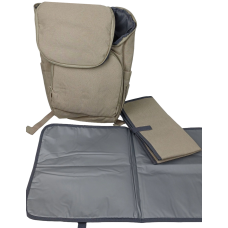 Рюкзак для мам с пеленальными ковриками Live in Style 16 л 40.5x24x19 см полиэстер бежевый