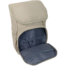 Рюкзак для мам с пеленальными ковриками Live in Style 16 л 40.5x24x19 см полиэстер бежевый