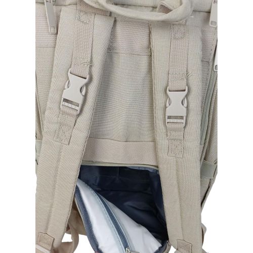 Рюкзак для мам с пеленальными ковриками Live in Style 16 л 40.5x24x19 см полиэстер бежевый