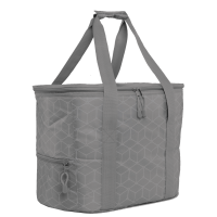Сумка-холодильник Термосумка легкая Live in style Объем 33 л, размер 47x27.5x30 см, полиэстер, серая