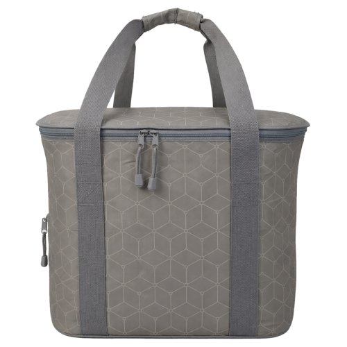 Сумка-холодильник Термосумка легкая Live in style Объем 33 л, размер 47x27.5x30 см, полиэстер, серая