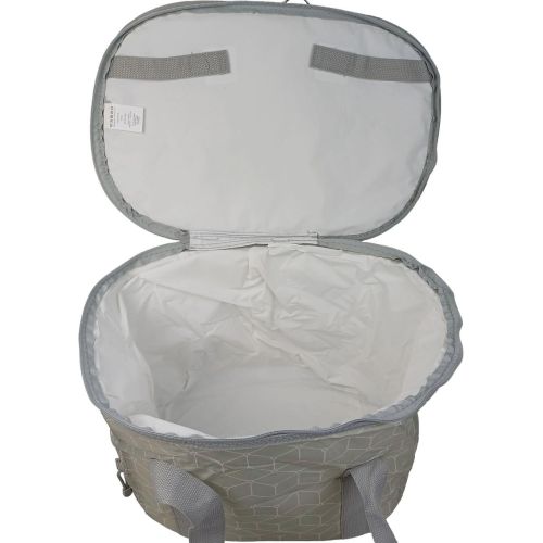 Сумка-холодильник Термосумка легкая Live in style Объем 33 л, размер 47x27.5x30 см, полиэстер, серая