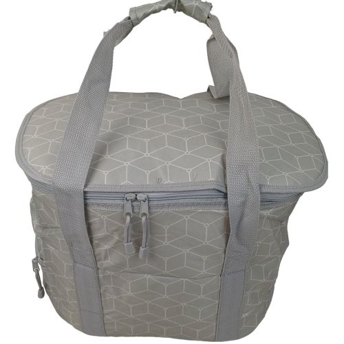 Сумка-холодильник Термосумка легкая Live in style Объем 33 л, размер 47x27.5x30 см, полиэстер, серая